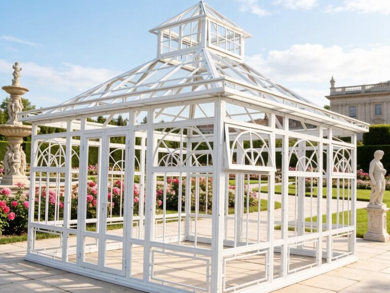 Victorian style garden glass conservatory greenhouse YSGH-076, Victorian greenhouse, glass greenhouse,
